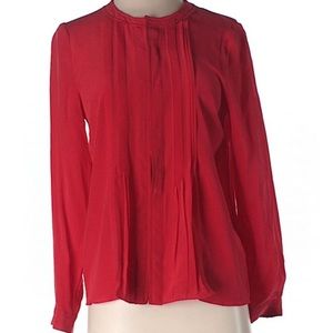Greylin Long Sleeve Silk Blouse