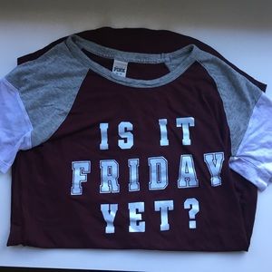 Maroon Pink Sleep Dress