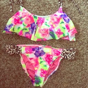 Stylish bikini, very colorful and vibrate.