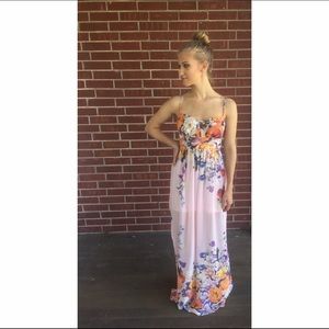 BUY TODAY, CAN SHIP TOMORROW -floral maxi