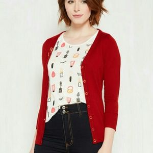 Charter club cardigan in red