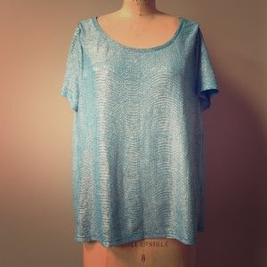 H&M light blue blouse