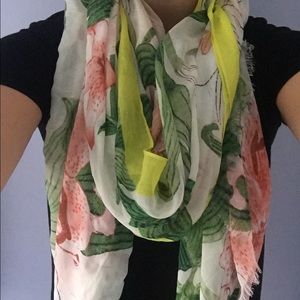 NWT Ann Taylor Floral Scarf