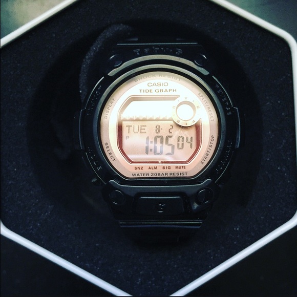 Black & Rose Casio Watch