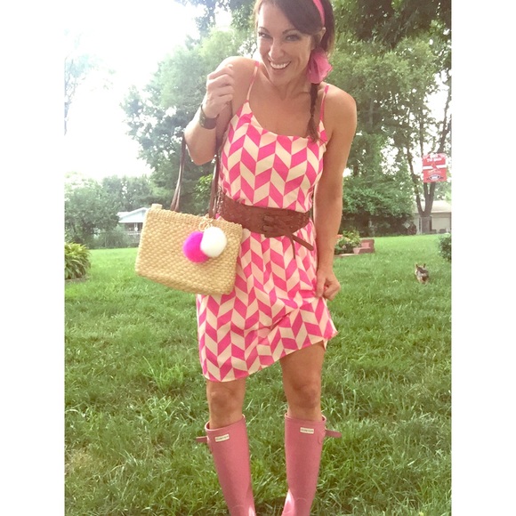 Pink Spaghetti strap Sundress