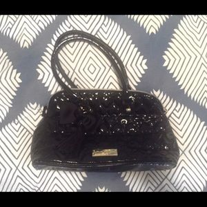 Patent leather Betsey Johnson tote