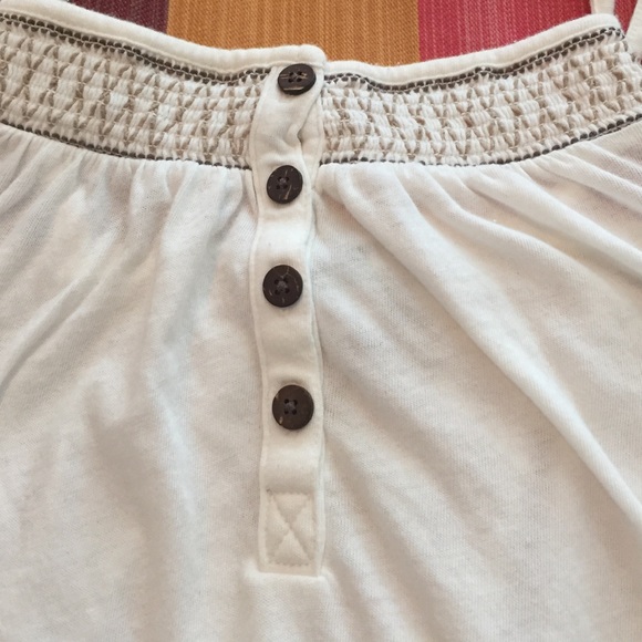 💥sold💥Cream & brown Old Navy tank - Picture 3 of 3