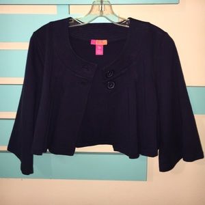 Cropped pleated sweater top