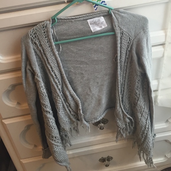 gray sweater