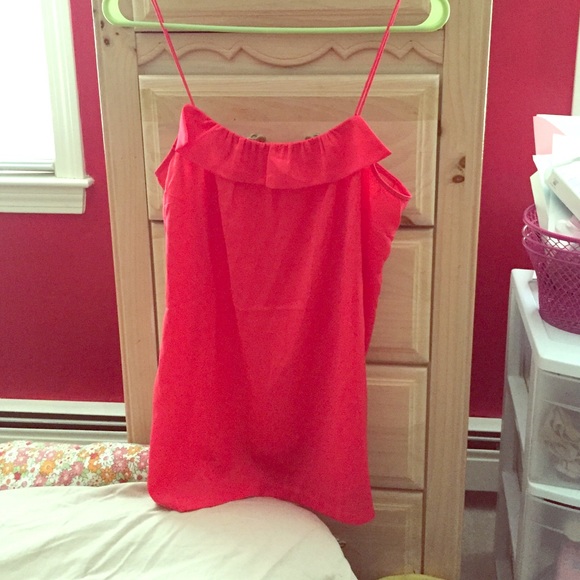 Pink jcrew tank size 8
