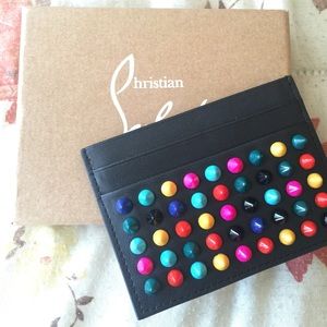 Christian louboutin card wallet