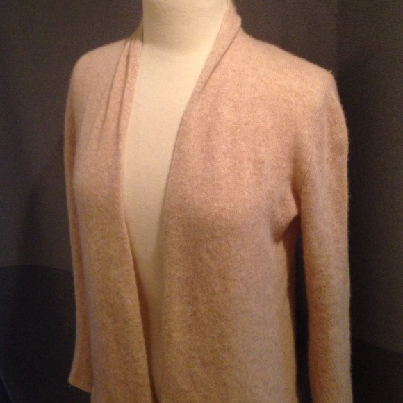 SOLD White + Warren 100% cashmere cardigan sweater - Picture 3 of 4
