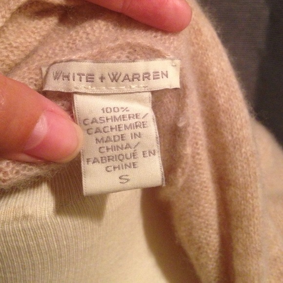 SOLD White + Warren 100% cashmere cardigan sweater - Picture 4 of 4
