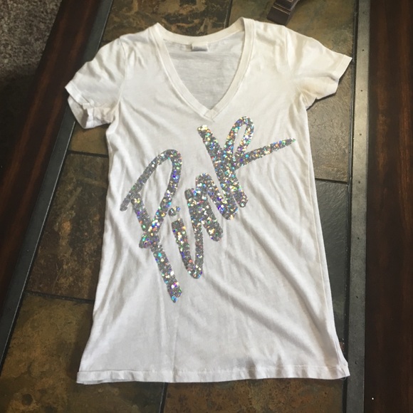 Sequin pink top