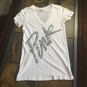 Sequin pink top