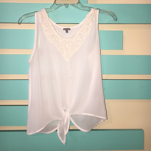 Tie tank top