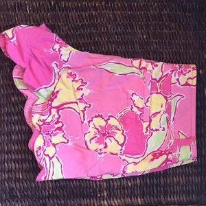 LILLY PULITZER SCALLOPED SHORTS