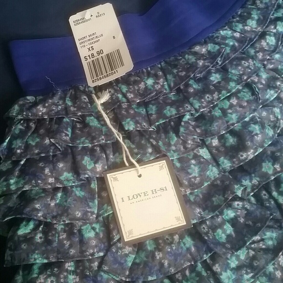 Forever 21 H-81 Floral Ruffled Mini Skirt - Picture 4 of 4