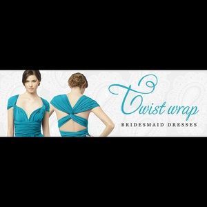 Dessy Group Twist Wrap Dress