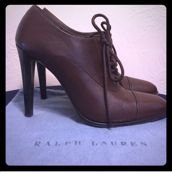 Ralph Lauren Oxford heeled shoes