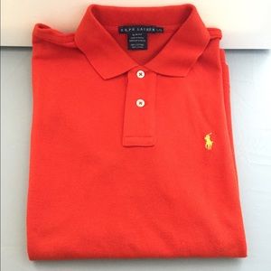 Orange Ralph Lauren polo, never worn.