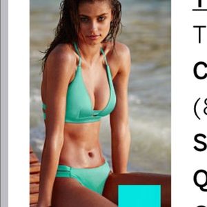 Banded sun kissed halter. Victoria's Secret