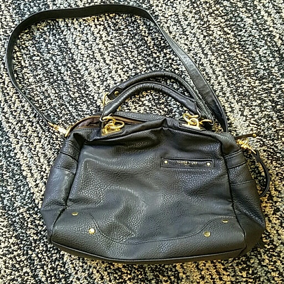 Olivia + Joy Black Satchel Handbag