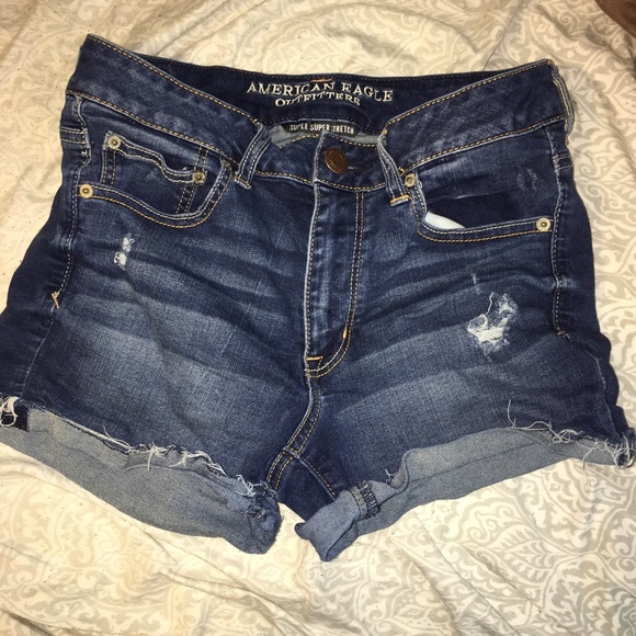 American eagle High waisted jean shorts