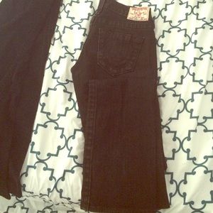 True religion black jeans