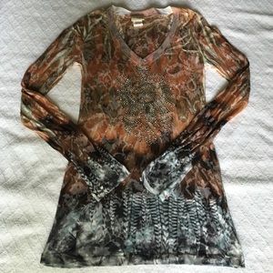 Daytrip long sleeve burnout tee