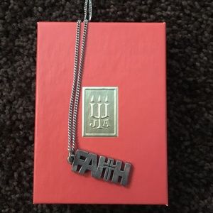 James Avery 16" "Faith" Necklace