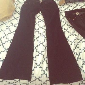 True religion black corduroy jeans