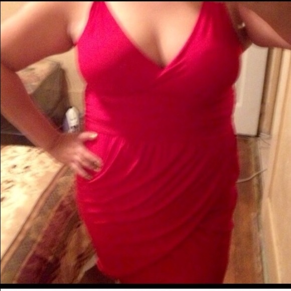 Red sexy dress