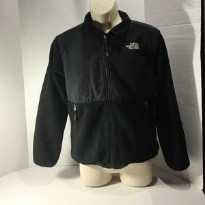 North Face Polartec Coat Black sz L 14/16 Fleece