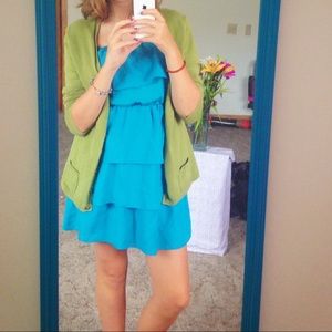 Lily Rose Strapless Ruffle Dress