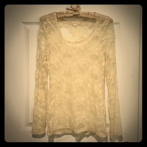 Full lace long sleeve shirt