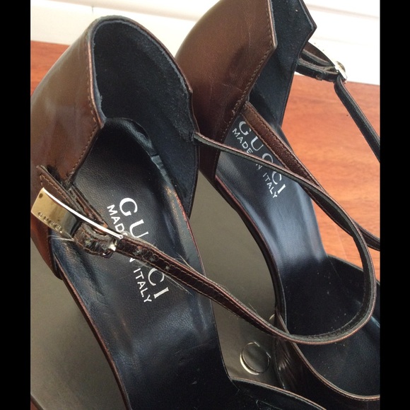 Bronze Gucci Heels - Picture 2 of 4