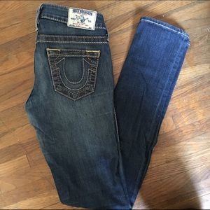 Size 25 skinny true religion jeans
