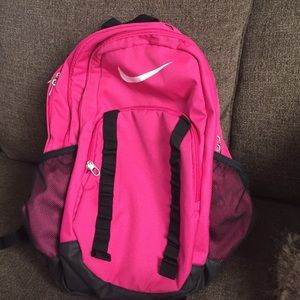 Pink nike backpack