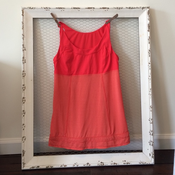 Red Lululemon Running Tank