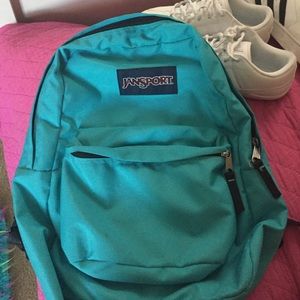 Jansport teal backpack