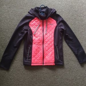 Hot Pink and Grey Fila sport jacket
