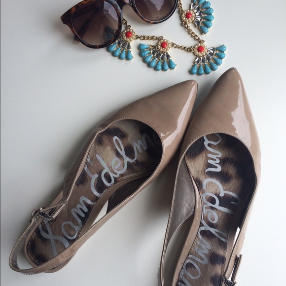 Sam Edelman Shoes - Sam Edelman Nude Slingback Flats
