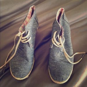 Toms 'Desert' Cambray Wedge Bootie