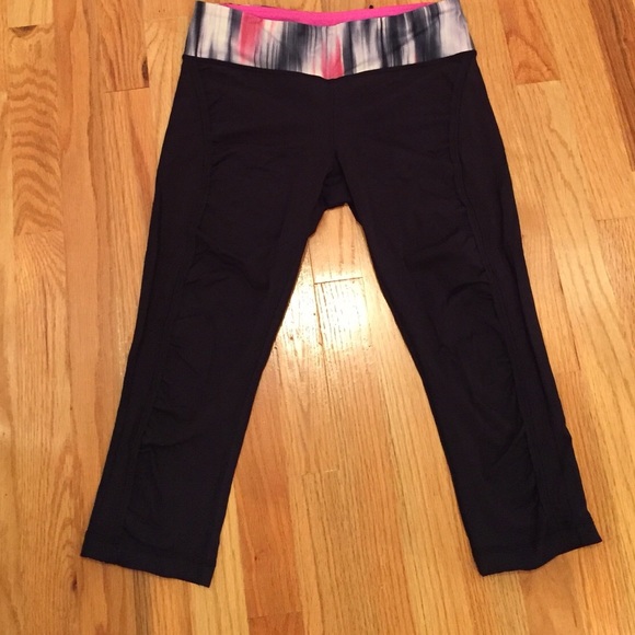 Lululemon crop mesh run tights