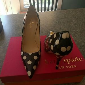 Polka dot heels