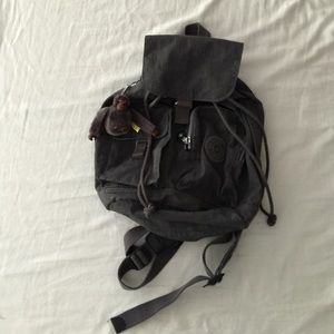 Grey approx 12wx14h Kipling backpack grey. Great!