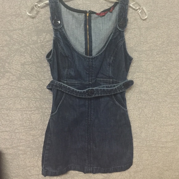 Guess Jeans Denim Romper Dress - Picture 1 of 4