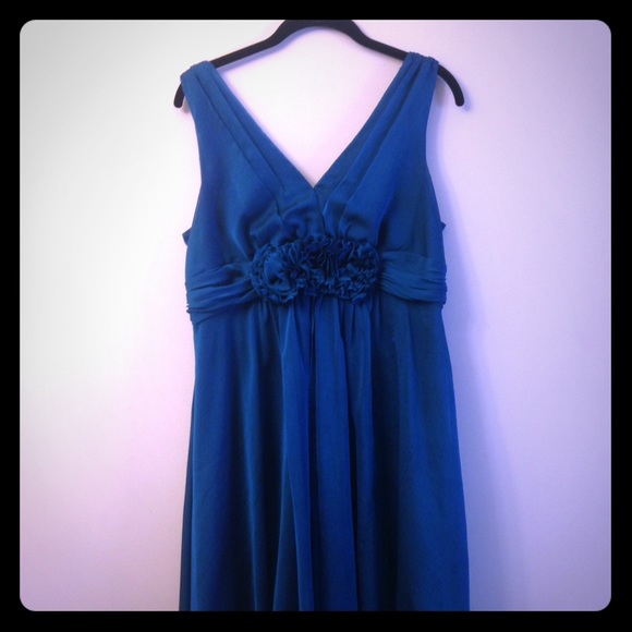 Adrianna Papell Dresses & Skirts - Teal formal midi dress.