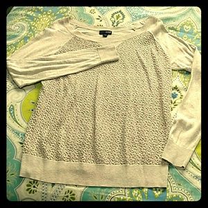 GUC cream and gold sweater